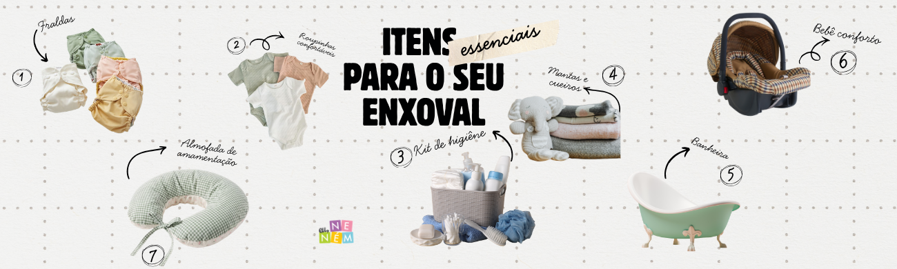 Itens Essenciais para o Enxoval do Bebê