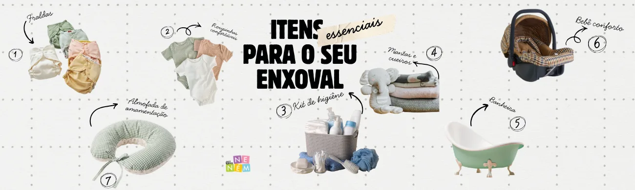 Itens Essenciais para o Enxoval do Bebê